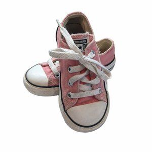 Baby/Toddler Pink Converse All Star - Size 7